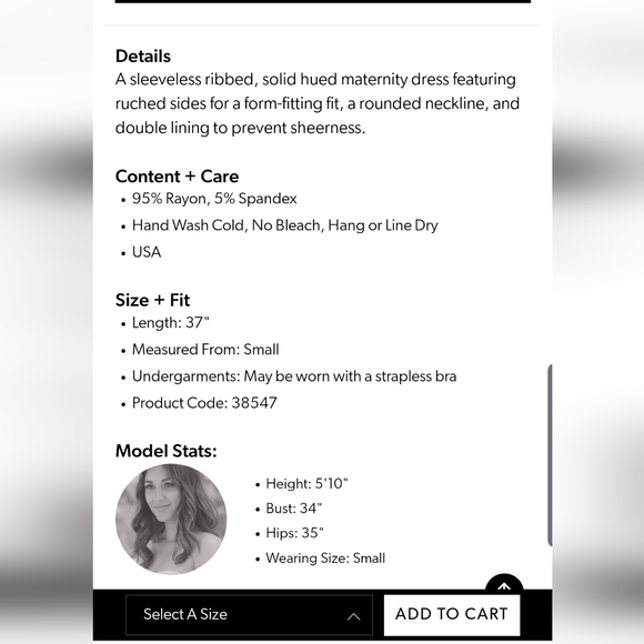 Pinkblush Maternity Ribbed Fitted Dress - Picture 12 of 12